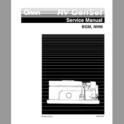BGN, NHM Service manual