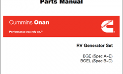 onan performer 20 parts manual