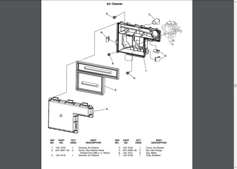 Onan 1403123 Air Cleaner Housing Yakima Generator