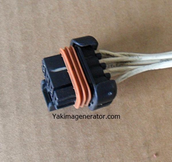Onan 323-1743 ( J2 ) remote plug on the generator side. This plug is a 8 pin with 7 wires already attached, Fits 4KY spec j and up. Will fit Onan HGJA Series generators - Some of the RV QG 5500 7000 use wires instead of 7