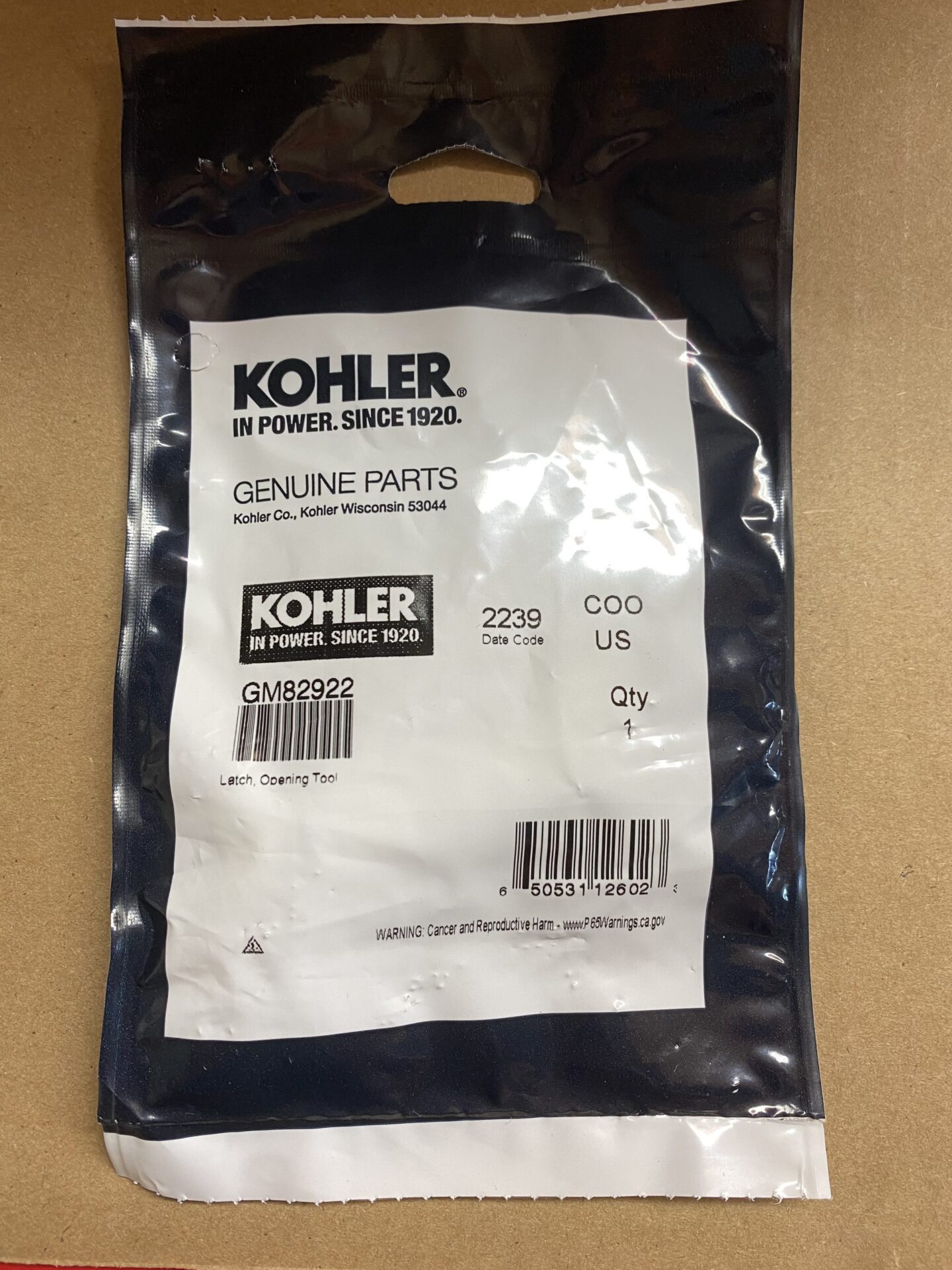 Kohler GM82922 Latch Opening Tool - Image 2